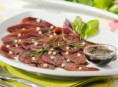 Carpaccio de magret de canard 